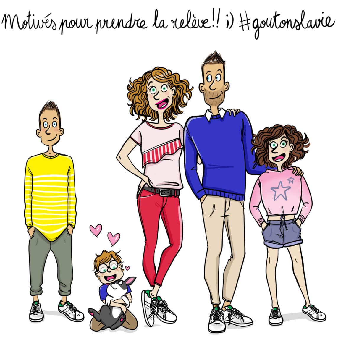 famille yoplait Laetitia aynié illustrations