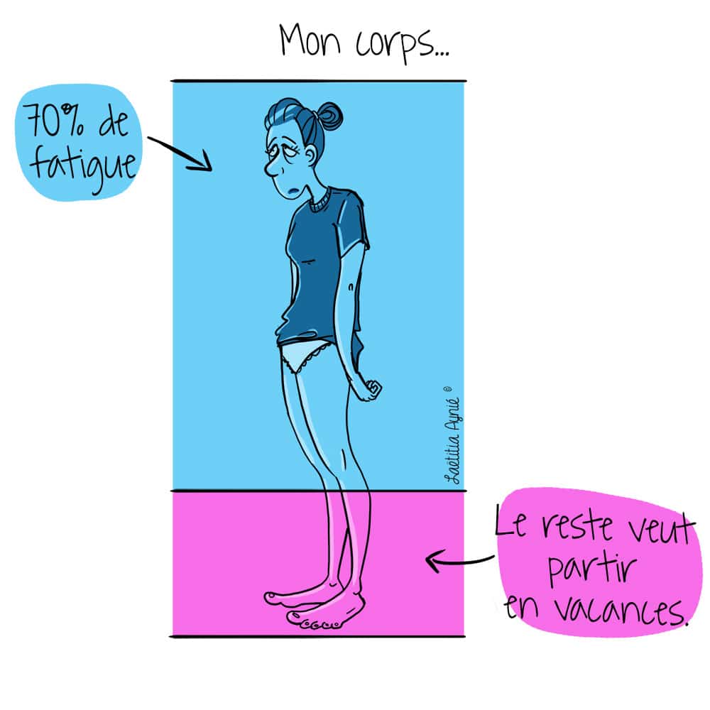 femme déprime Laetitia aynié illustrations