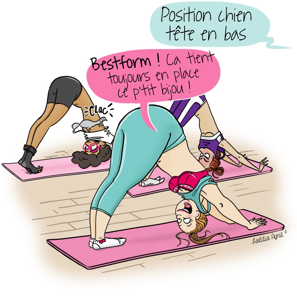 femmes yoga sport Laetitia aynié illustrations