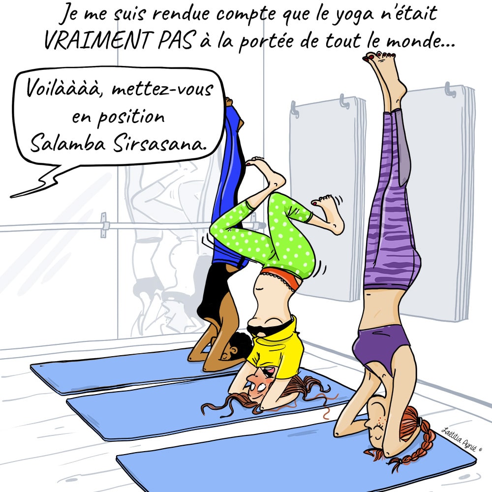 yoga femmes humour Laetitia aynié illustrations