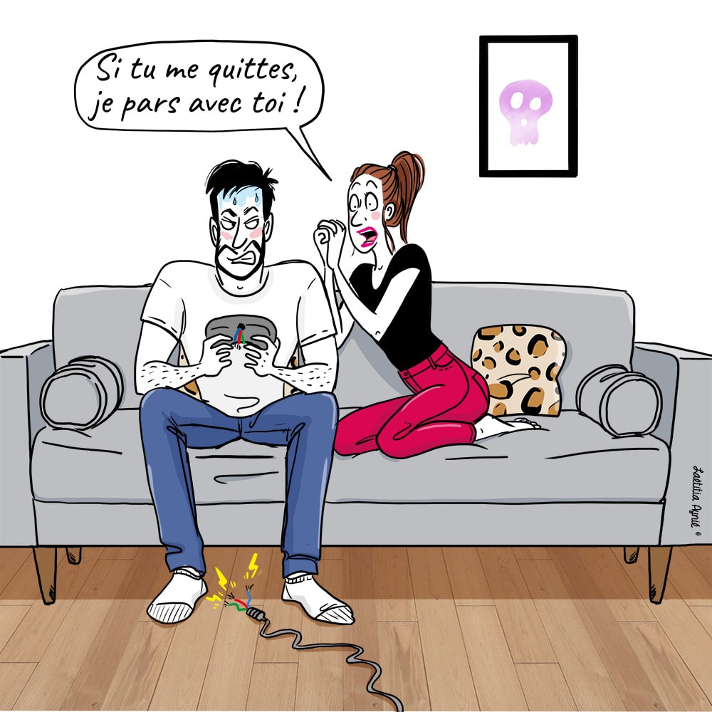 couple sur un canapé