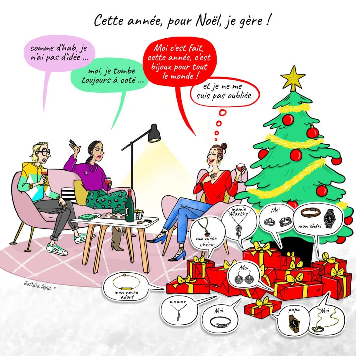 noel,  histoire d'or ,copines