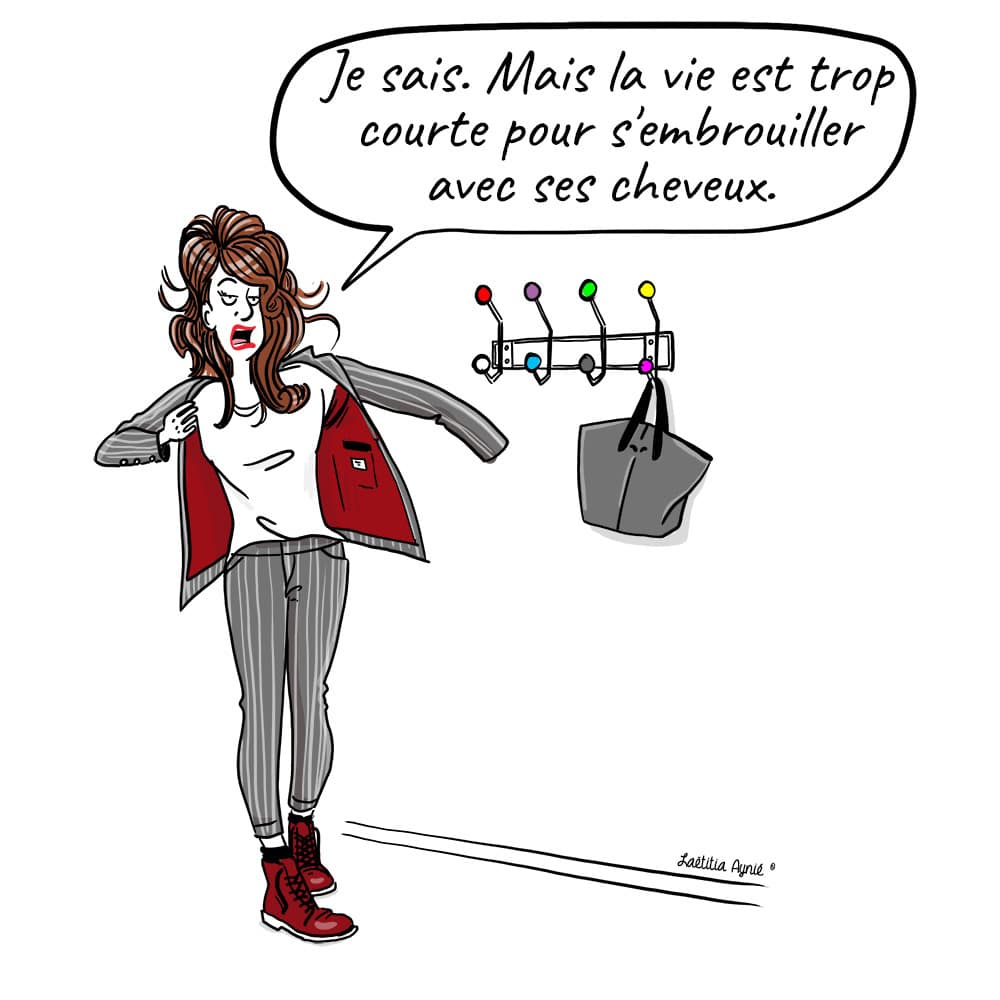 femme qui s'habille