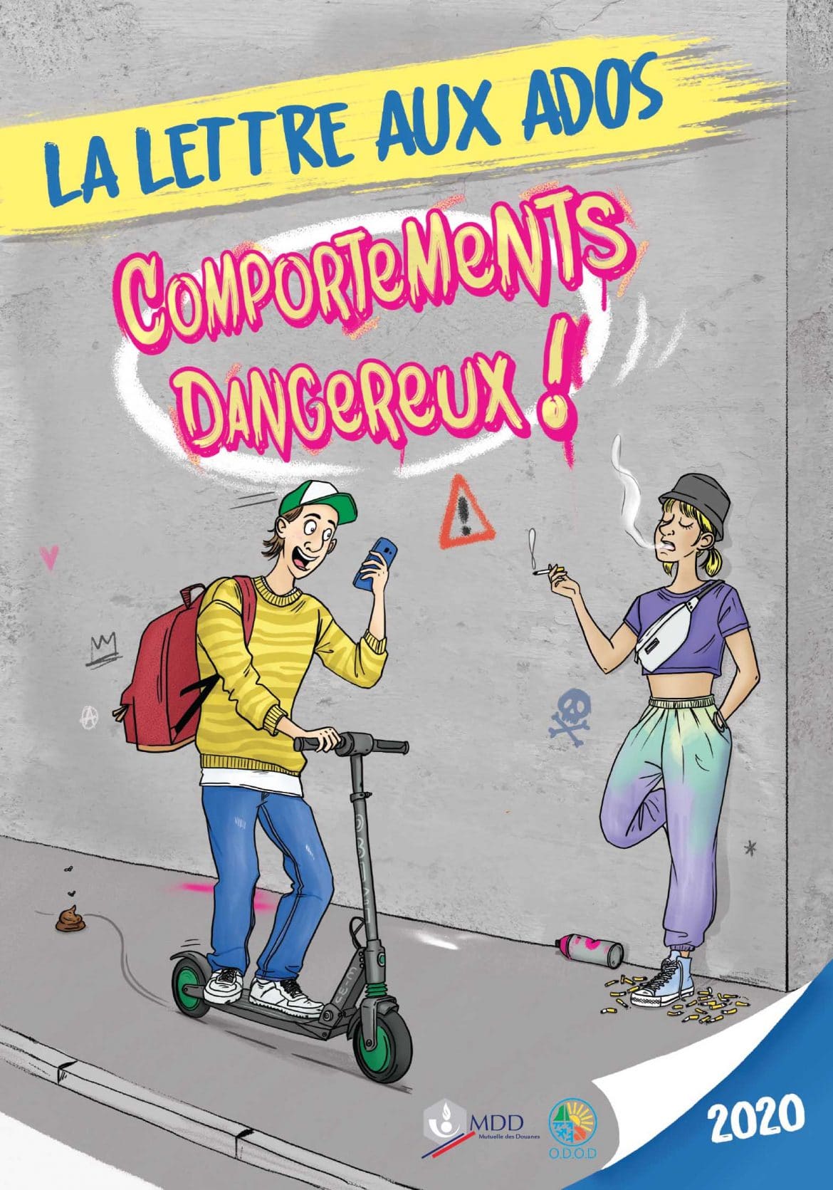 couverture_mutuelle des douanes ,laetitia aynie,ados_danger
