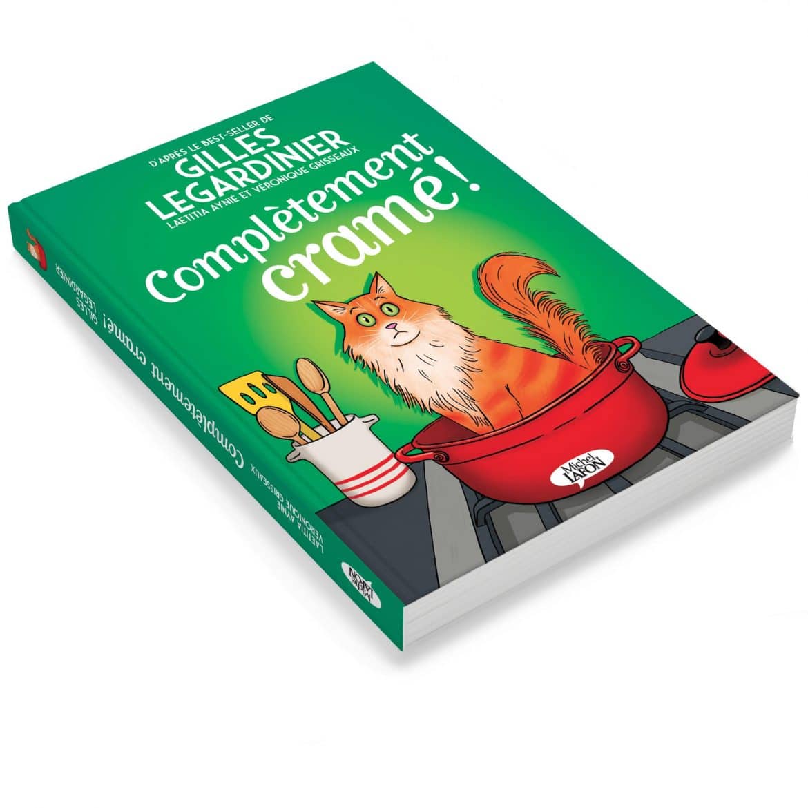 Bd ,laetitia aynie,completement cramé,gilles legardinier michel lafon ,couverture
