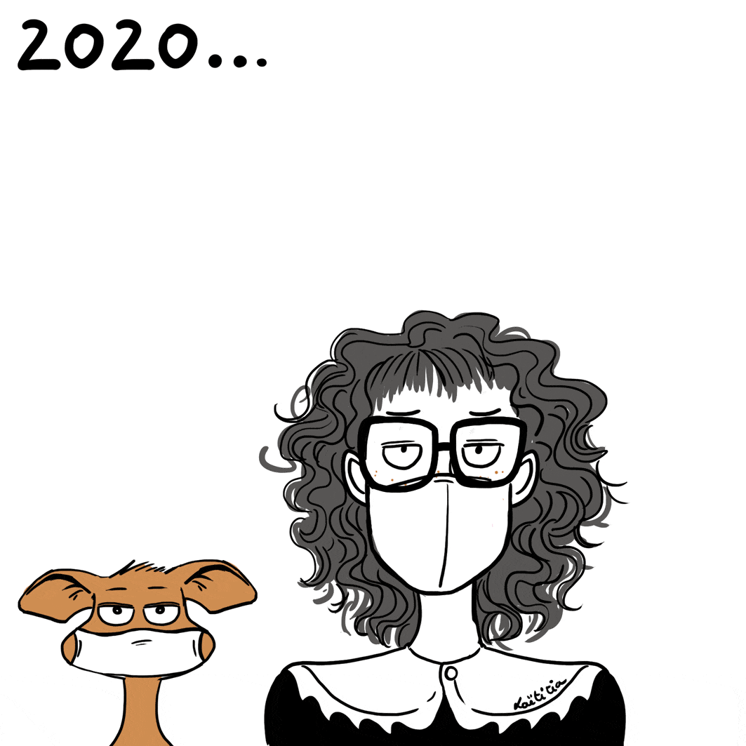 bonne année_2021_Laetitia aynié illustrations_chihuahua