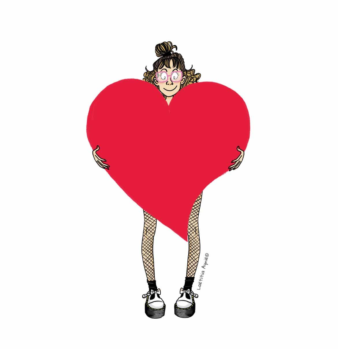 illustartion st valentin illustartion Laetitia Aynié copyright